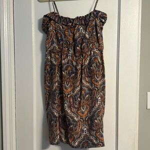JCrew paisley babydoll dress